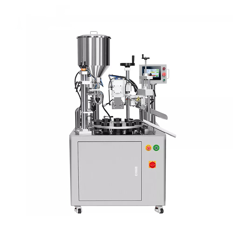 Semi-Automatic-Tube-Filler-And-Sealer-(Rotary-Type)