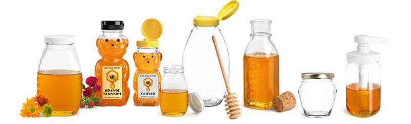 common packaging honey containers
